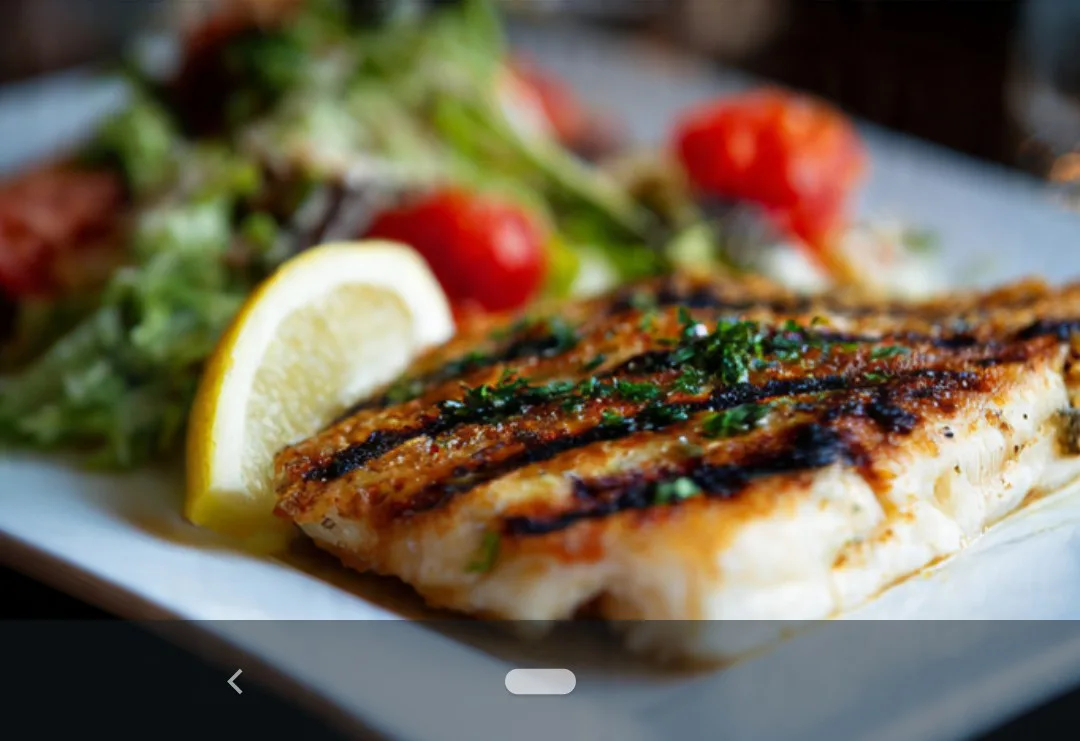 Grilled fish with Chips