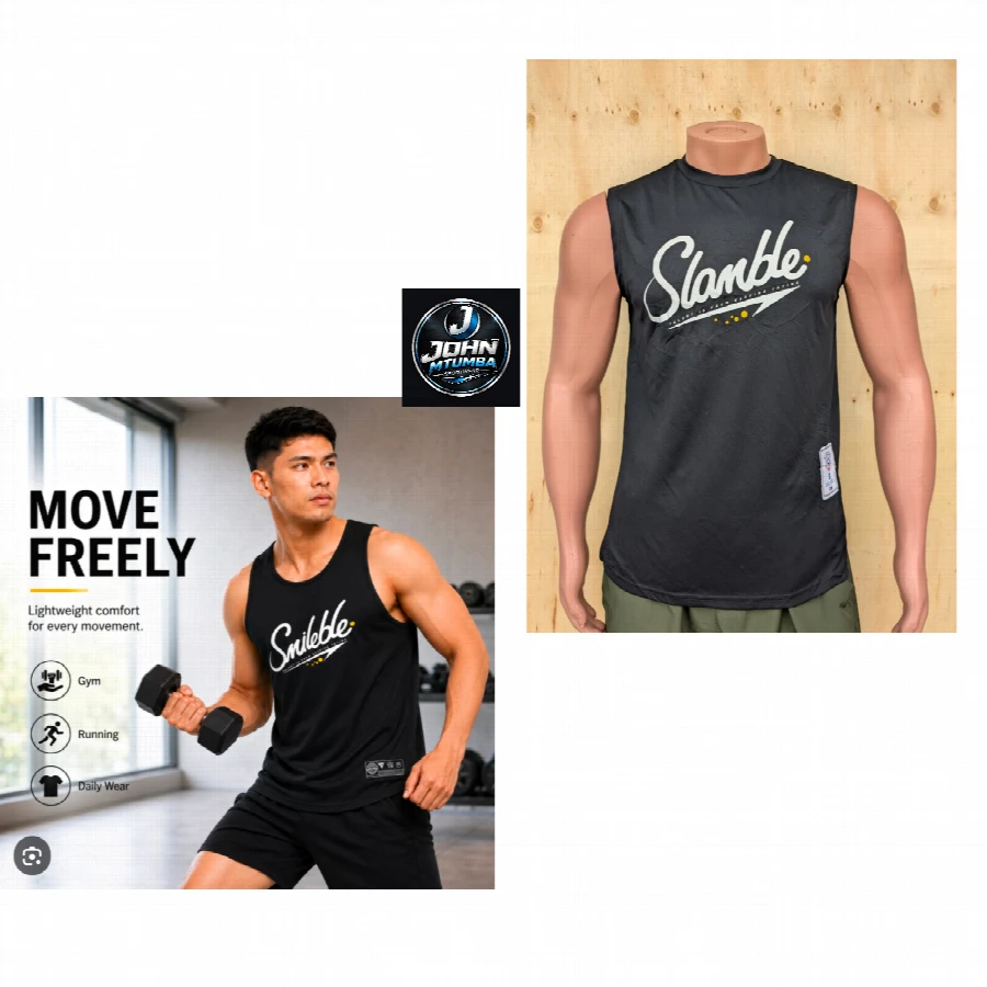 Sleeveless sports vest