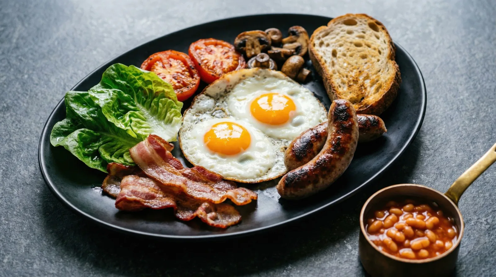 Breakfast Platter (Eggs, Toast, Sausage)