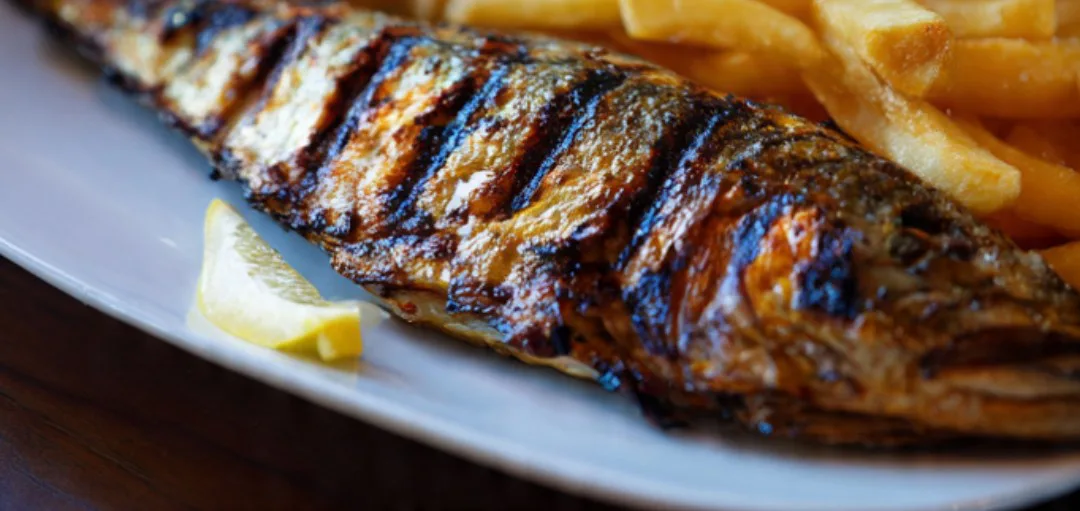 Grilled fish with Chips