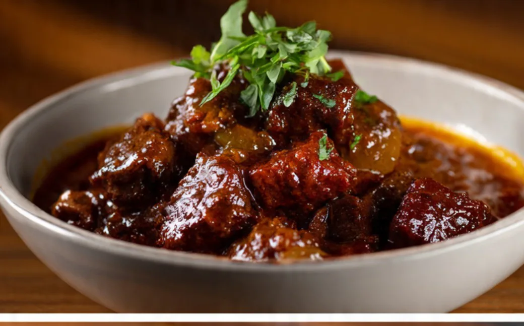 Beef stew with Rice