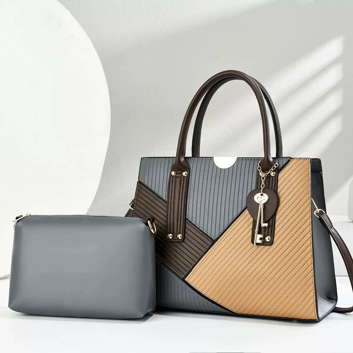 MIXED COLOUR HANDBAGS